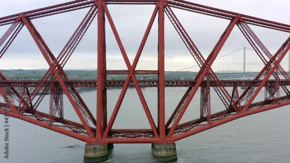 A Railway Bridge In Scotland Crossing a River A Railway Bridge In Scotland Crossing a River