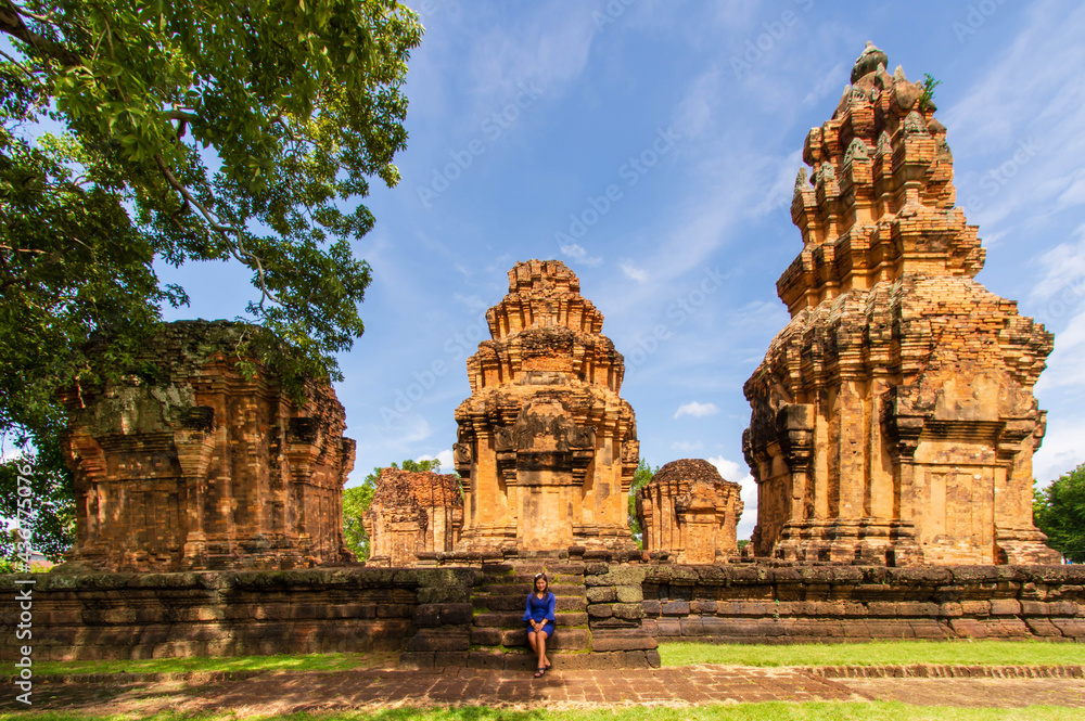 Prasat Sikhoraphum or Castle Rock temple in Surin of Thailand. Prasat Sikhoraphum or Castle Rock temple in Surin of Thailand.
