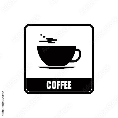 Facility icon of coffee on public transportation