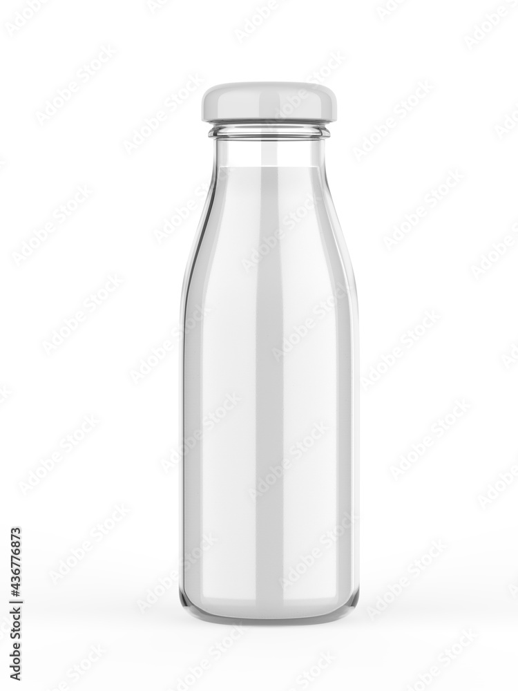 Blank Smoothie Bottle template. 3d render illustration. Blank Smoothie Bottle template. 3d render illustration.