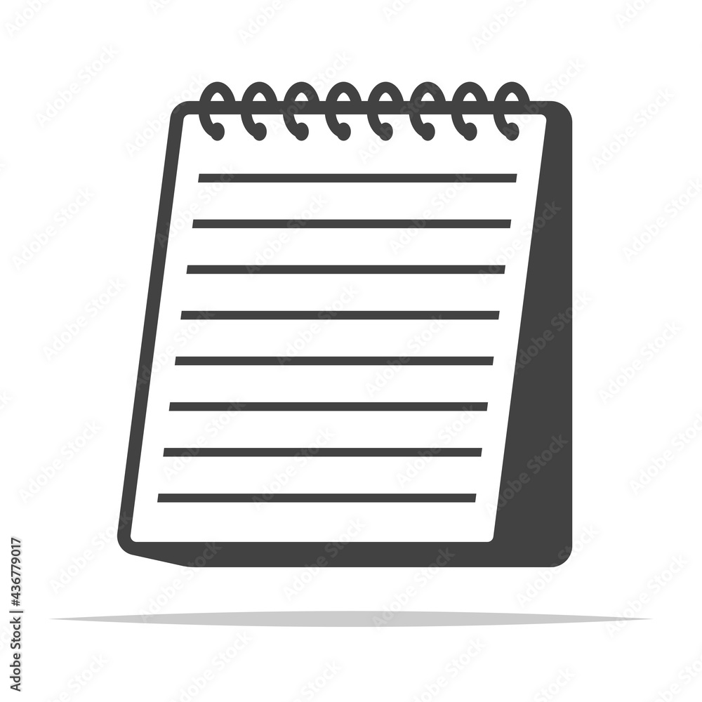 Notebook icon transparent vector isolated Notebook icon transparent vector isolated