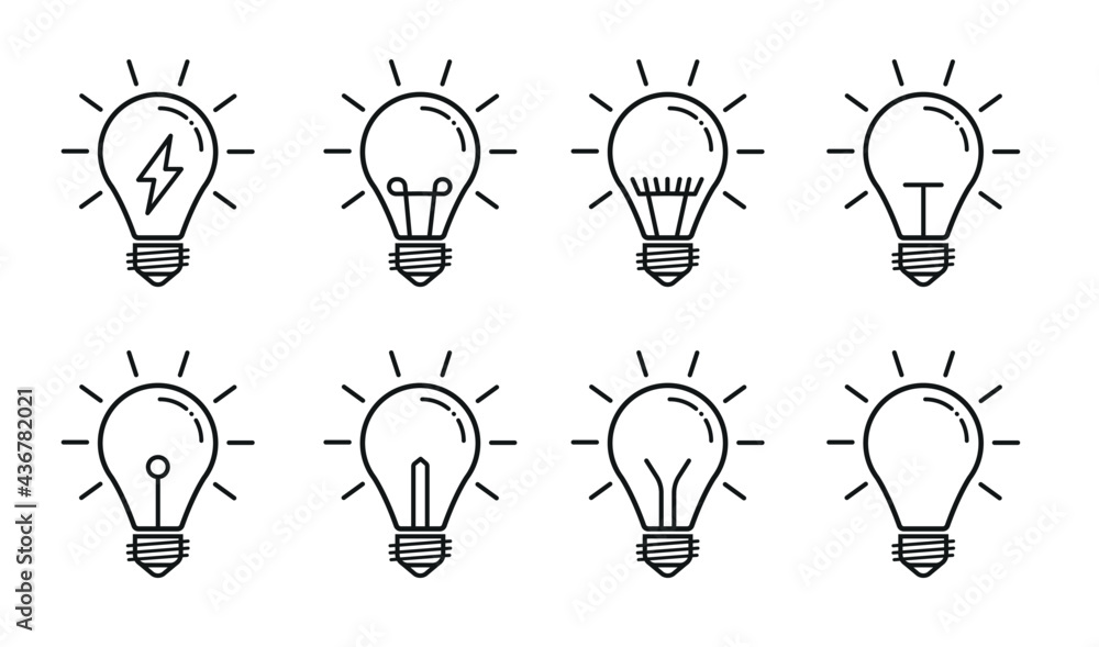 LAMP ICONS TO COMPLEMENT IDEA DESIGN