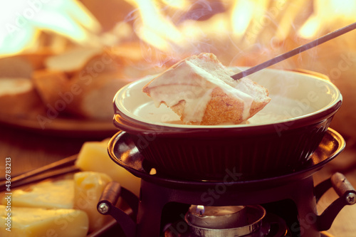 Cheese fondue photo