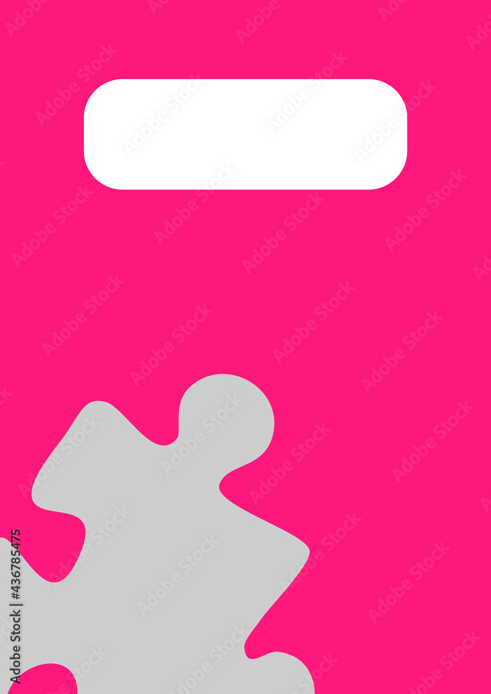 Vertical illustration format A4 - the design of the screen of the phone or tablet for inscriptions and photos