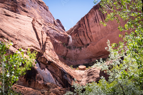 A waterfall in Moab, Utah. 