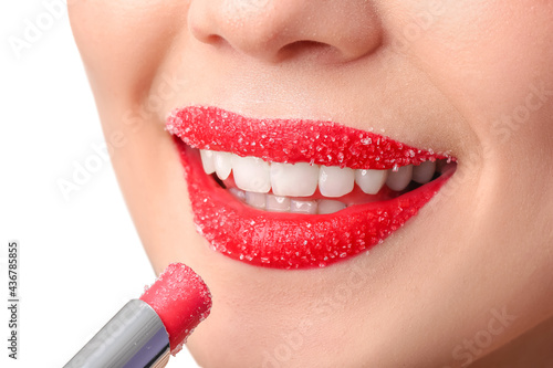 Beautiful young woman with ...