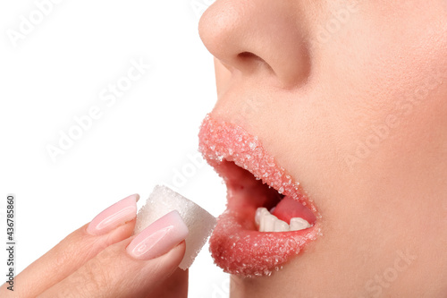 Beautiful young woman with ...