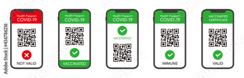 vaccinated smartphone certificate