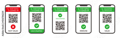 vaccinated smartphone certificate