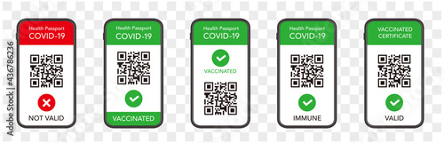 vaccinated smartphone certificate