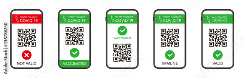 vaccinated smartphone certificate