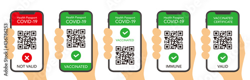 vaccinated smartphone certificate