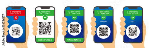 vaccinated smartphone certificate