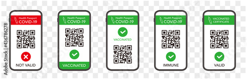 vaccinated smartphone certificate