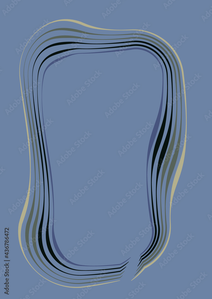 Frames of capron tape on A4 sheet, surreal, graphics. Frames of capron tape on A4 sheet, surreal, graphics.