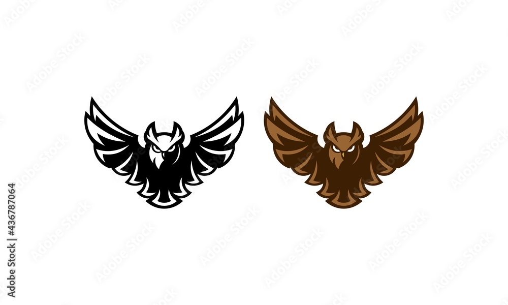 Obraz premium Owl Silhouette 1