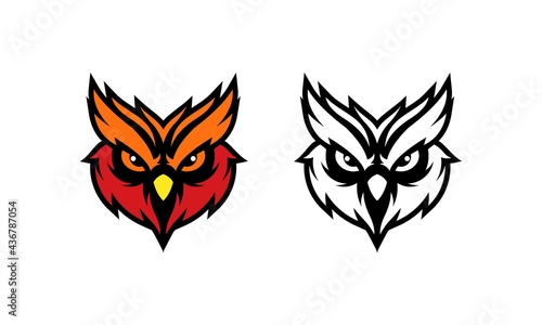 simple owl head 1