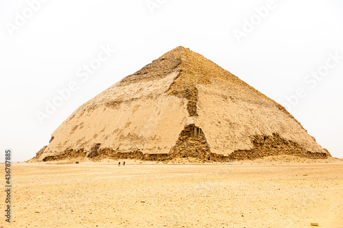 View to the famous broken pyramid - bent Pyramid