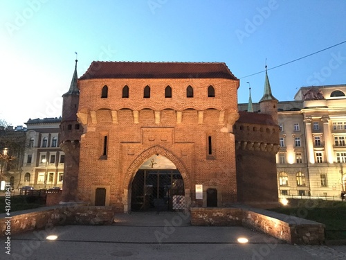 Barbakan fortress, Poland, Krakow 