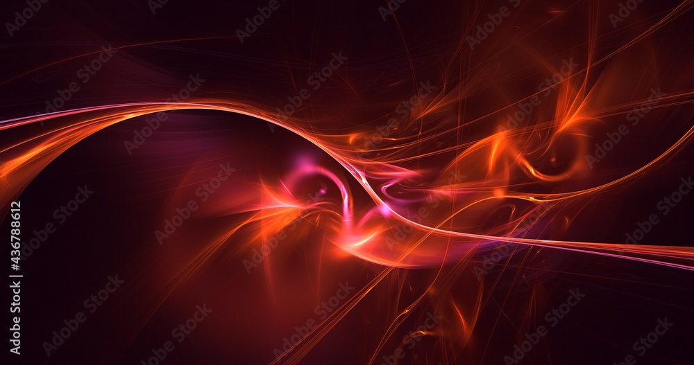 3D rendering abstract multicolor fractal light background 3D rendering abstract multicolor fractal light background