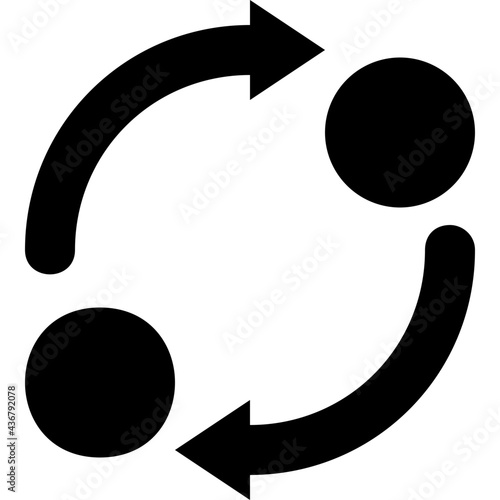 Sync Vector Glyph Icon