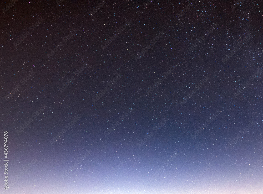 Naklejka premium Dark blue universe. Starry background. Galaxy stars. Night sky gradient.