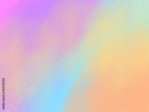 Unicorn galaxy pattern. Pastel cloud and sky with glitter. Cute bright paint like candy background theme. Concept to montage or present your product, for women, girls in princess style