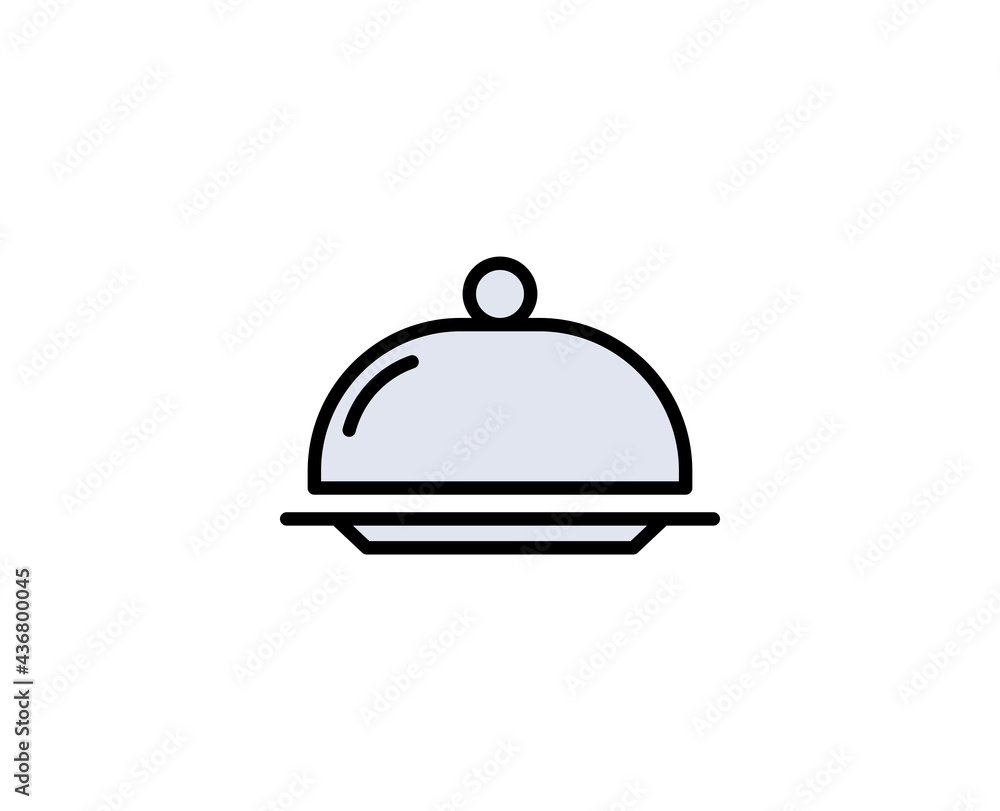 Tray flat icon. Single high quality outline symbol for web design or mobile app. Holidays thin line signs for design logo, visit card, etc. Outline pictogram EPS10 Tray flat icon. Single high quality outline symbol for web design or mobile app. Holidays thin line signs for design logo, visit card, etc. Outline pictogram EPS10