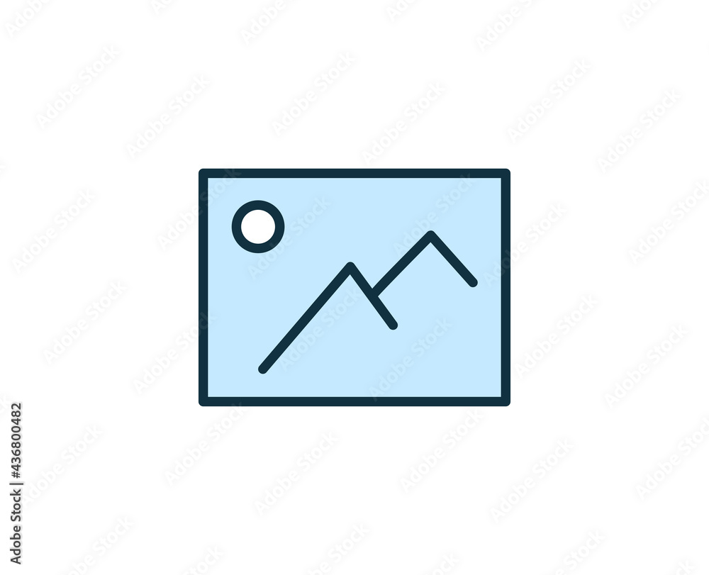 Gallery flat icon. Thin line signs for design logo, visit card, etc. Single high-quality outline symbol for web design or mobile app. Sign outline pictogram. Gallery flat icon. Thin line signs for design logo, visit card, etc. Single high-quality outline symbol for web design or mobile app. Sign outline pictogram.
