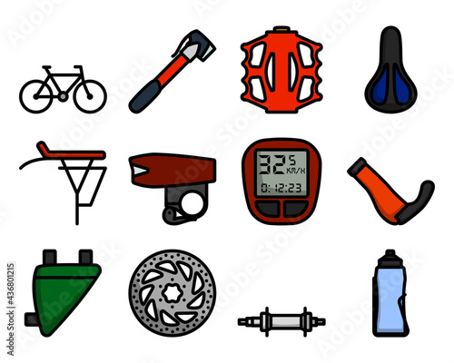 Bike Icon Set