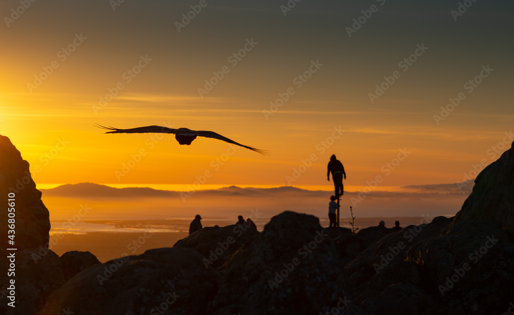 Sunset at Mission Peak, California