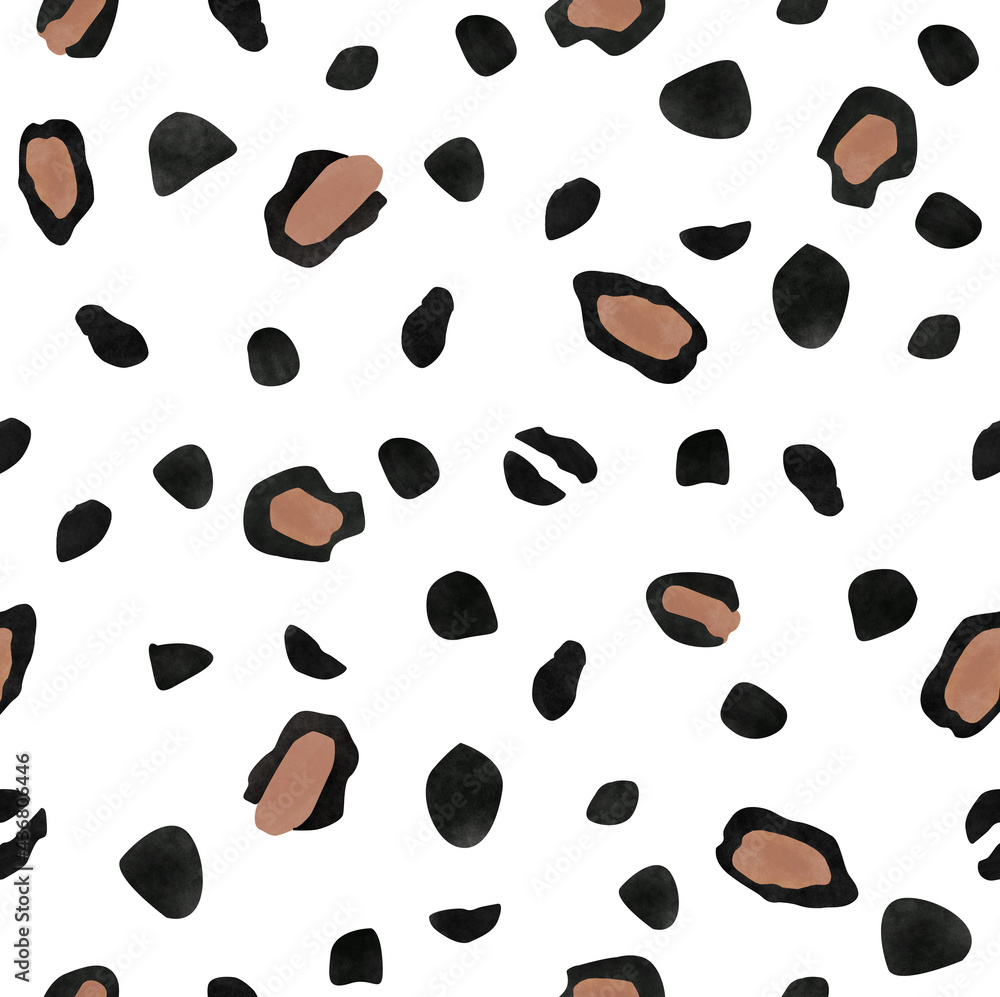 water color leopard pattern design water color leopard pattern design