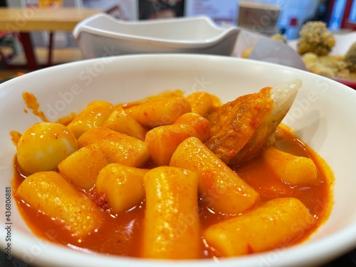 Tteokbokki, korean food