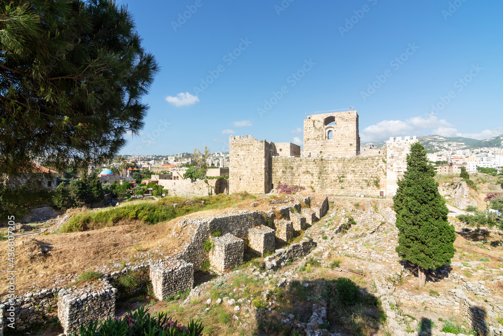 Byblos citadel, Crusader castle, Jbeil, Lebanon