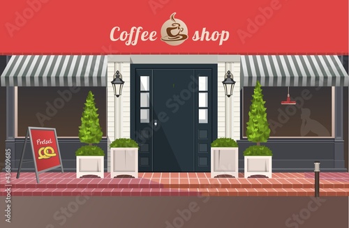 shop or coffee house building