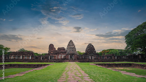 Obraz na plátně Phimai historical park (Thai name : Prasat Hin Phimai) Located in Nakhon Ratchasima Province, Thailand
