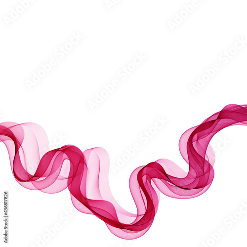 Abstract vector background with red waves. eps 10