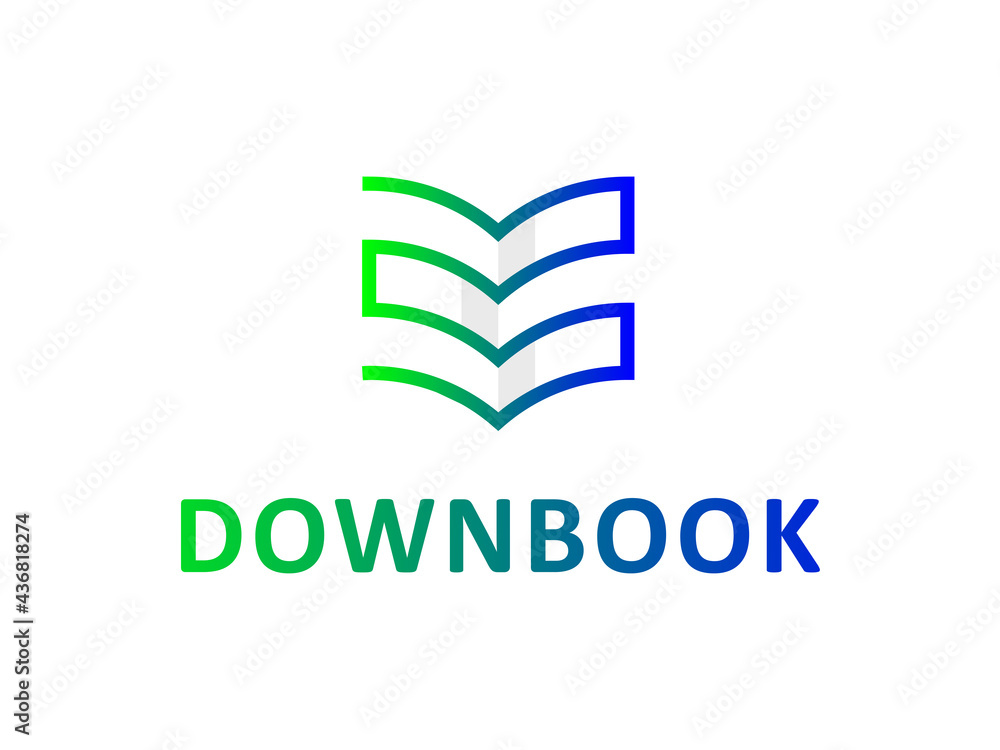 Book and down arrow Book and down arrow