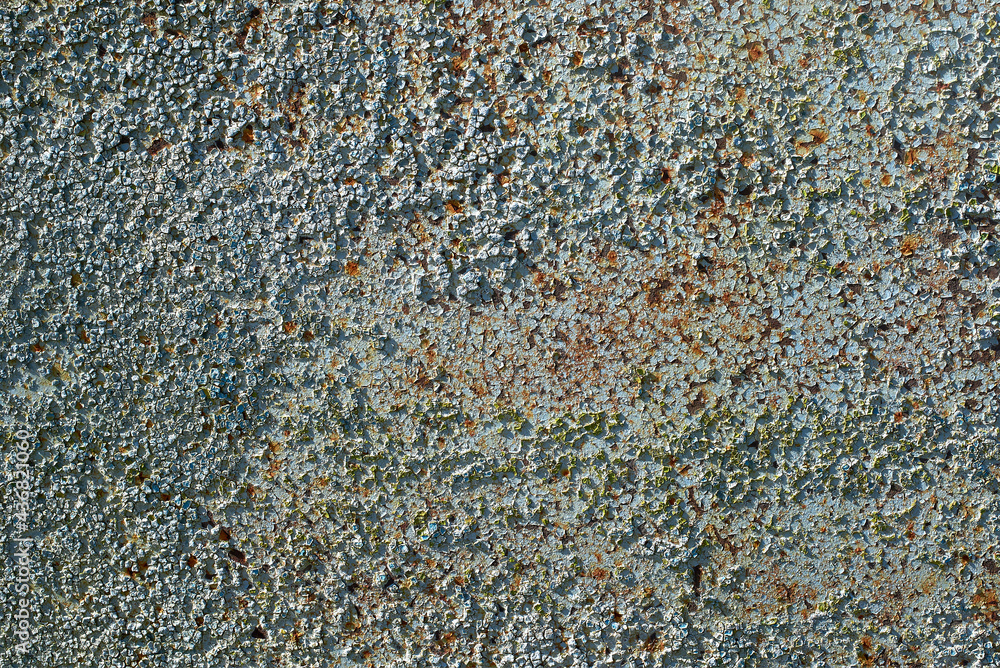 Fototapeta premium Old rusty iron surface. Metal background. Close-up