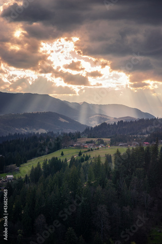 sunset in the mountains © Aleksandr