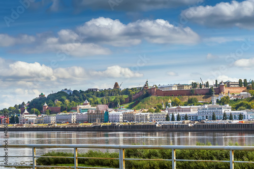 Canvas Print View of Kremlin hill, Nizhny Novgorod, Russia