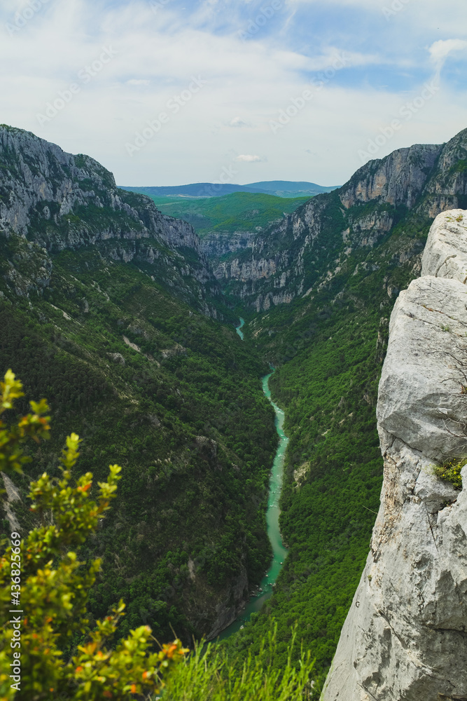 Obraz premium Verdon Gorge ,Gorges du Verdon, Provence, France
