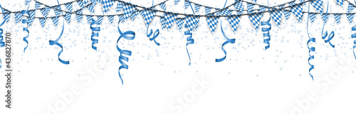 Oktoberfest garlands, streamers and confetti