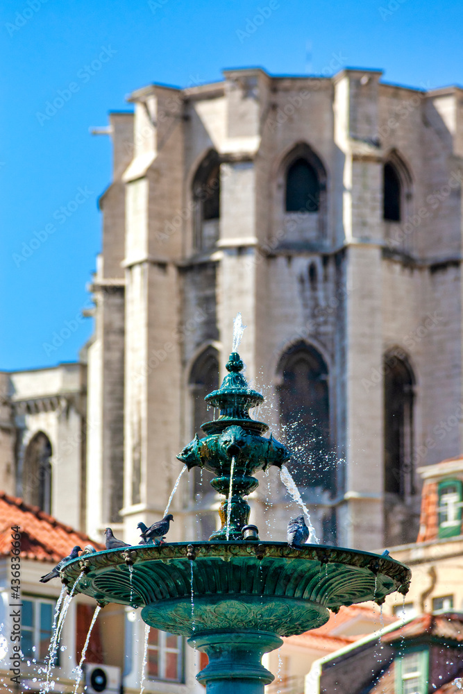 Fountain in Rossio