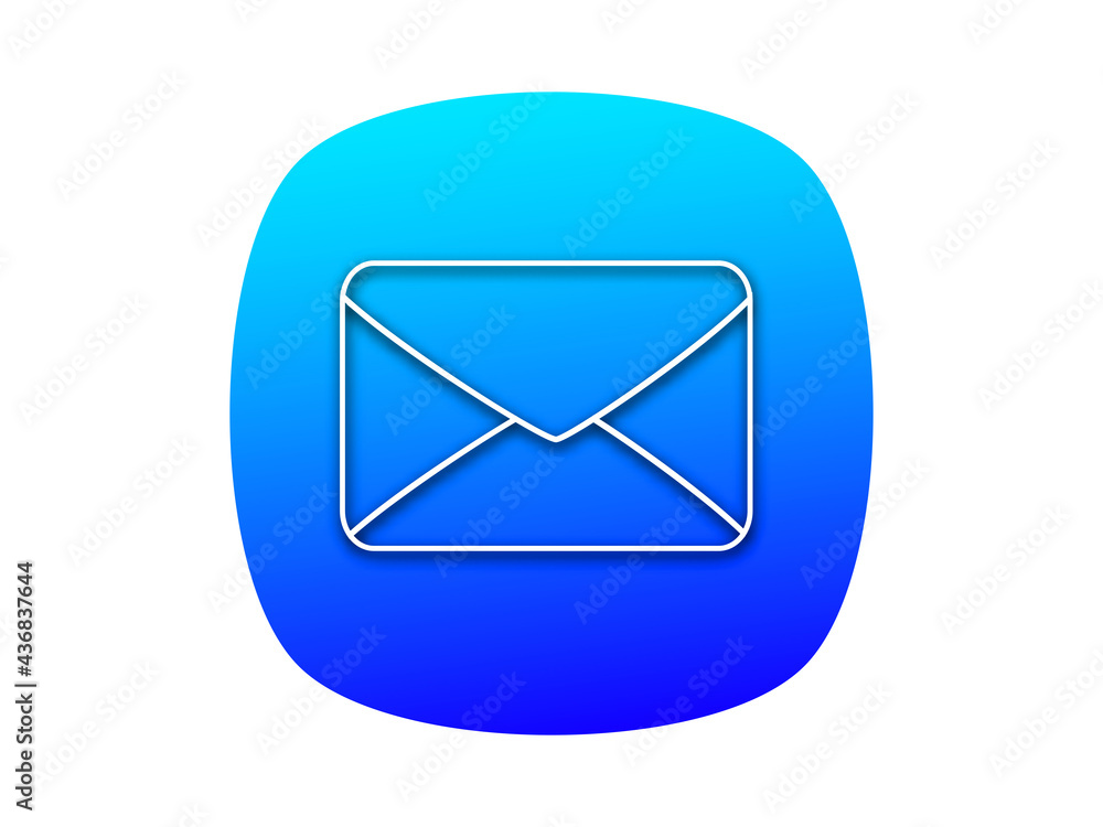 App With An Envelope Icon.Vector App With An Envelope Icon.Vector