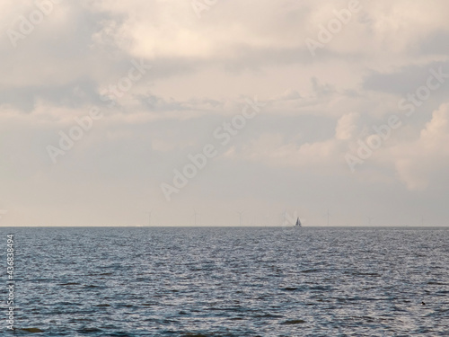 yacht in the sea © Enrico