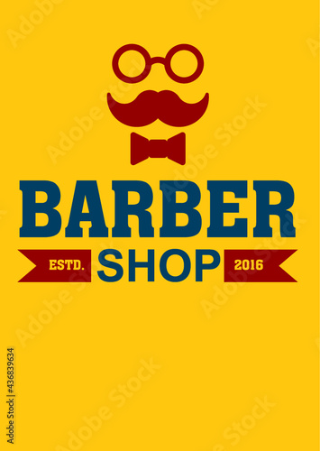 Barbershop Retro Design Typography
