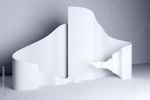 Wavy curved background for ...
