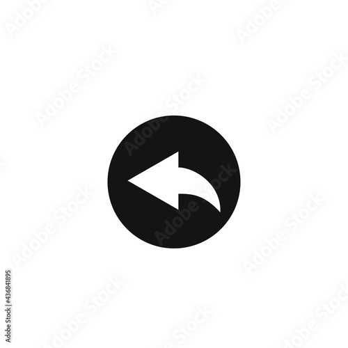 Back arrow icon. Reply icon. Undo arrow vector. Vector Illustration for mobile concept and web design. Free Download Back arrow icon. Reply icon. Undo arrow vector. Vector Illustration for mobile concept and web design. - GFXLoad
