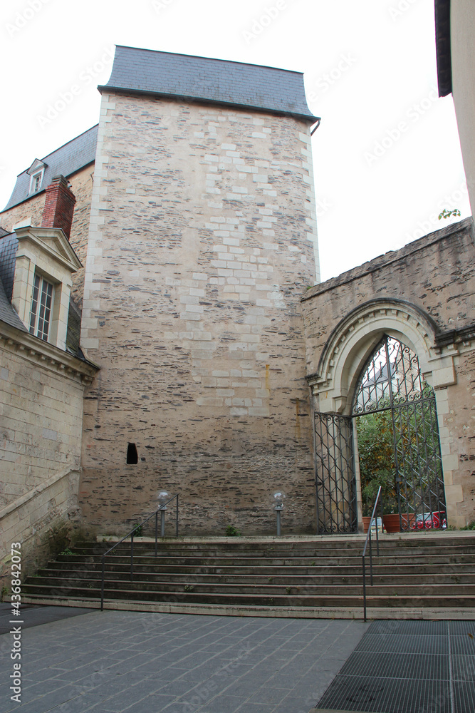 former toussaint abbey in angers (france)